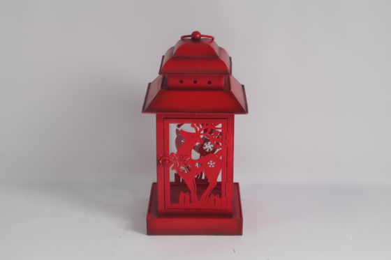 Exquisite Metal Holiday Red Lanterns With Modern Flair For Home For Garden