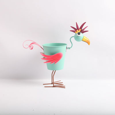 Low Maintenance and Weatherproof Metal animal flower pot stand Garden Sculptures for Outdoor Elegance