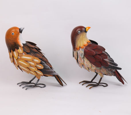 Metal Bird Garden Ornament Small Size Perfect for Outdoor Decoration