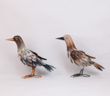 Metal Bird Garden Ornament Small Size Perfect for Outdoor Decoration