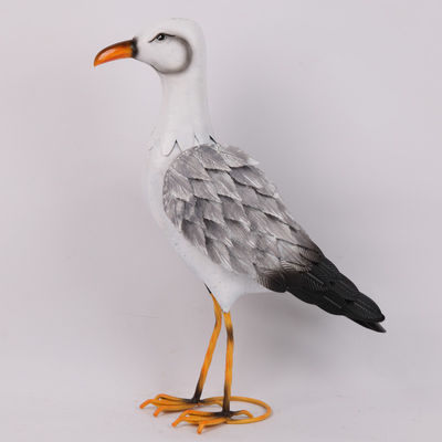 Easy Maintenance and Weatherproof Animal Garden Ornament Metal Egret Metal Heron