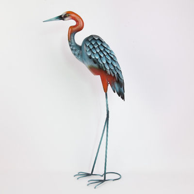 Iron Crane Vintage Animal Metal Garden Statues Add a Touch of Nostalgia to Your Garden