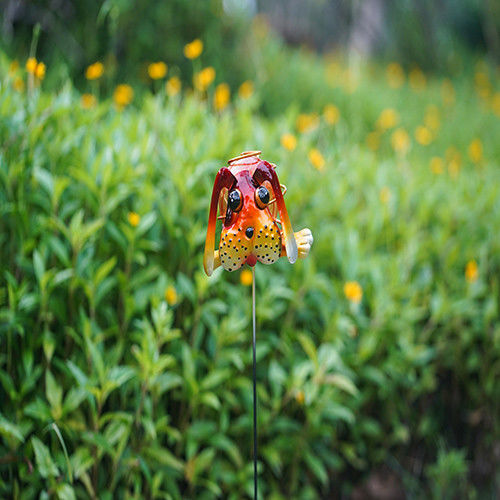 Small Metal Solar Garden Animals Plug In Solar Powered Outdoor Lights Multiple