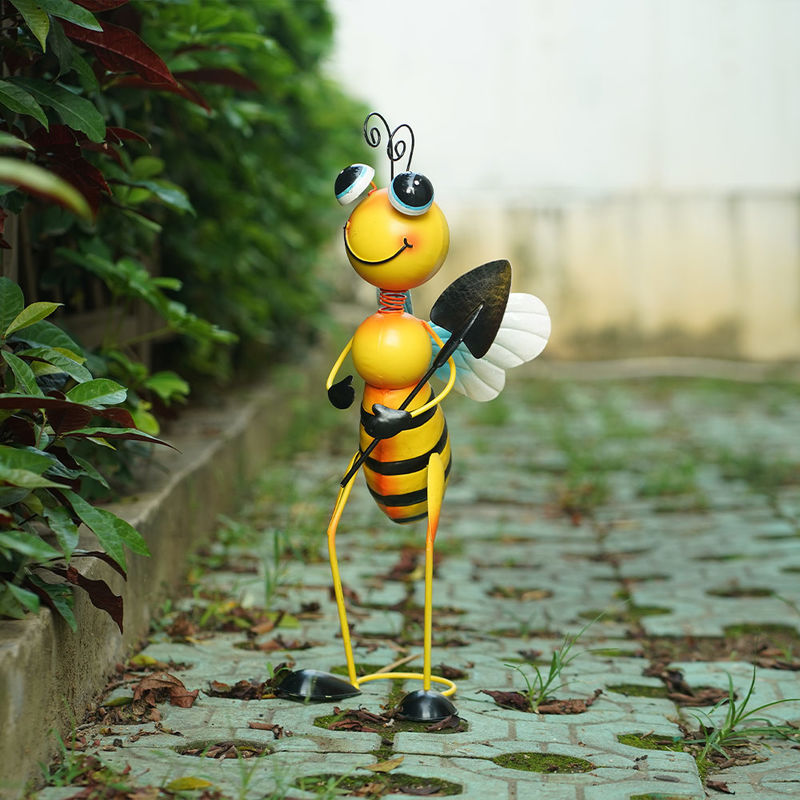 Decorative Metal Art Ornaments Multiple Carton Bee Metal Home Decor