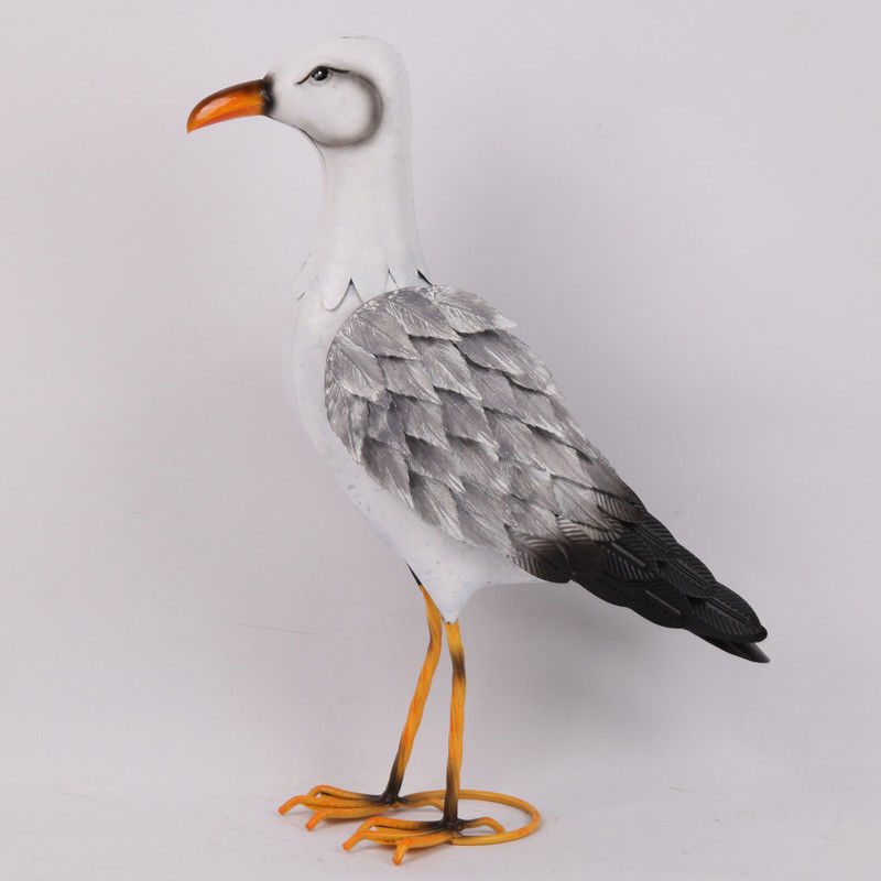 Easy Maintenance and Weatherproof Animal Garden Ornament Metal Egret Metal Heron